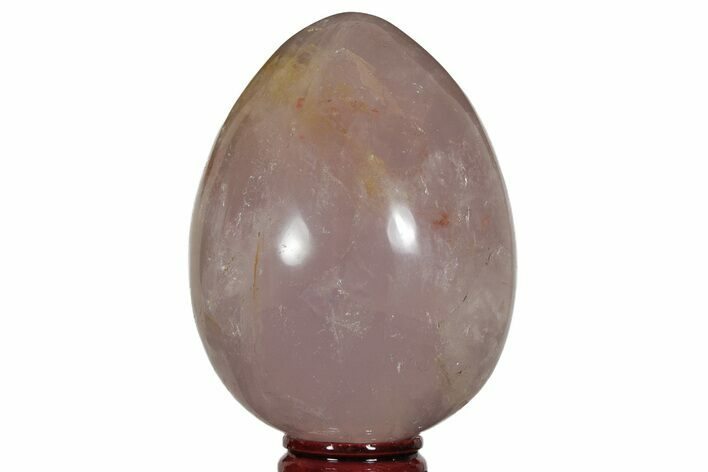 Polished Rose Quartz Egg - Madagascar #210195
